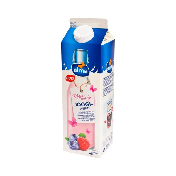Joogijogurt metsamarjamaitseline, ALMA, 900 g
