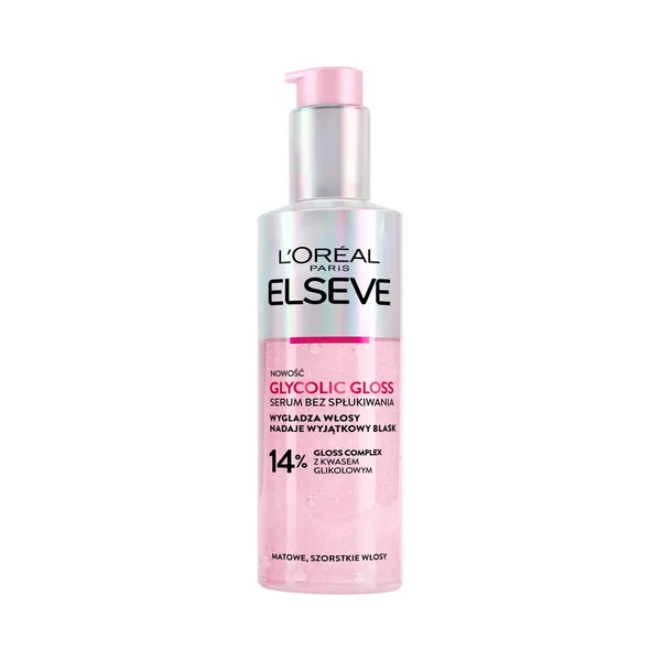 Juukseseerum Elseve Glycolic Gloss, L'OREAL PARIS, 150ml