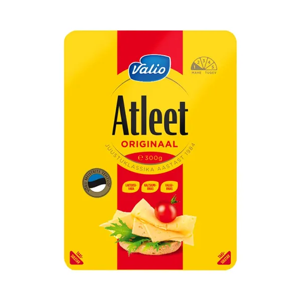 Juust Atleet viilud, VALIO, 300 g