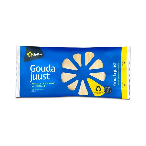Juust Gouda viilutatud, EPIIM, 400 g