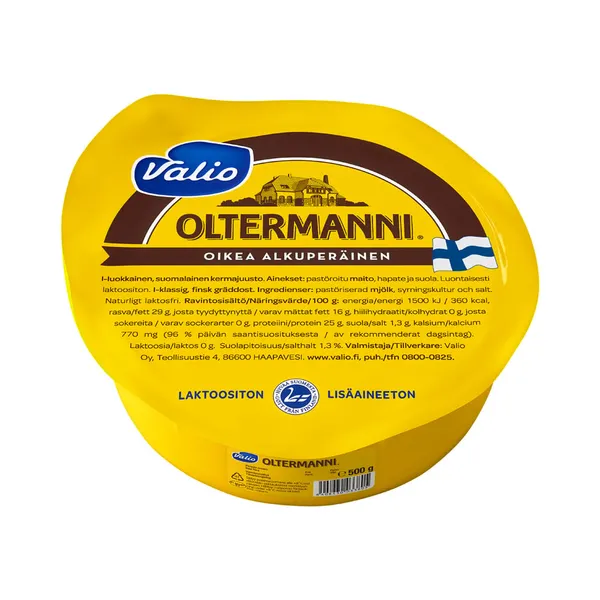 Juust Oltermanni 29% laktoosivaba, VALIO, 500 g