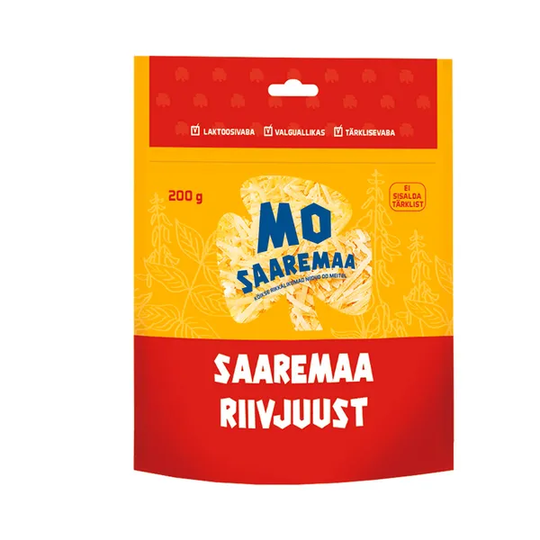 Juust riivitud laktoosivaba, MO SAAREMAA, 200 g