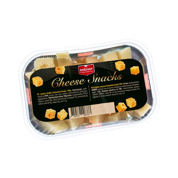 Juustu snäkk emmental-gouda, ESTOVER, 190 g