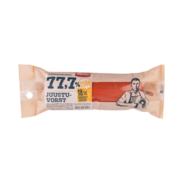 Juustuvorst 77,7%, MAKS&MOORITS, 350 g