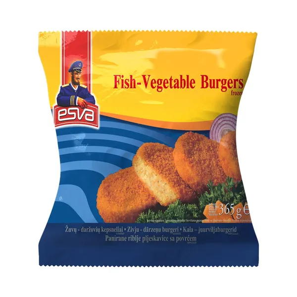 Kala-juurviljaburger, ESVA, 375 g