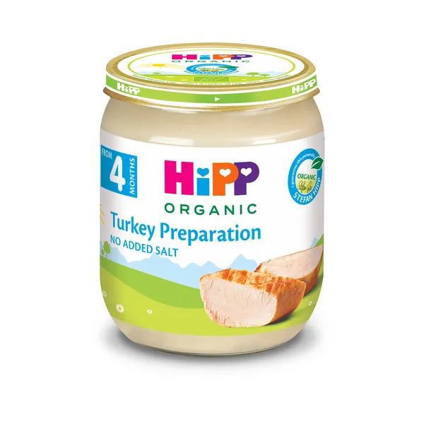Kalkunilihapüree BIO 4+, HIPP, 125 g