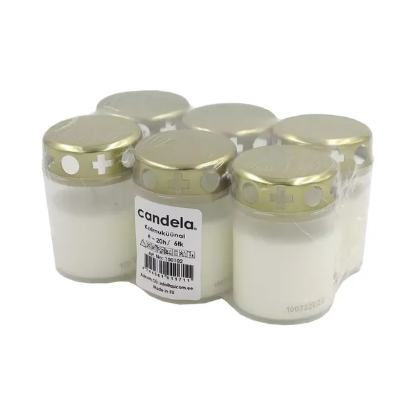 Kalmuküünal kaanega 20h, CANDELA, 6 tk