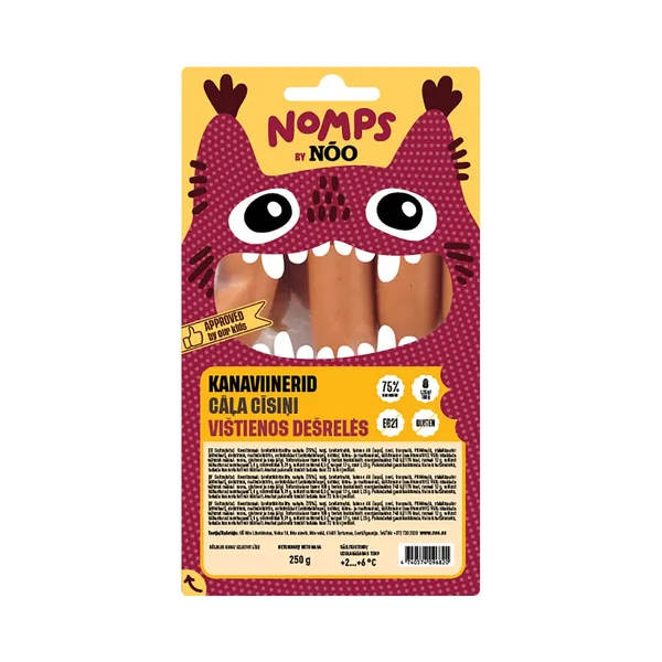 Kanaviinerid Nomps, NÕO, 250 g