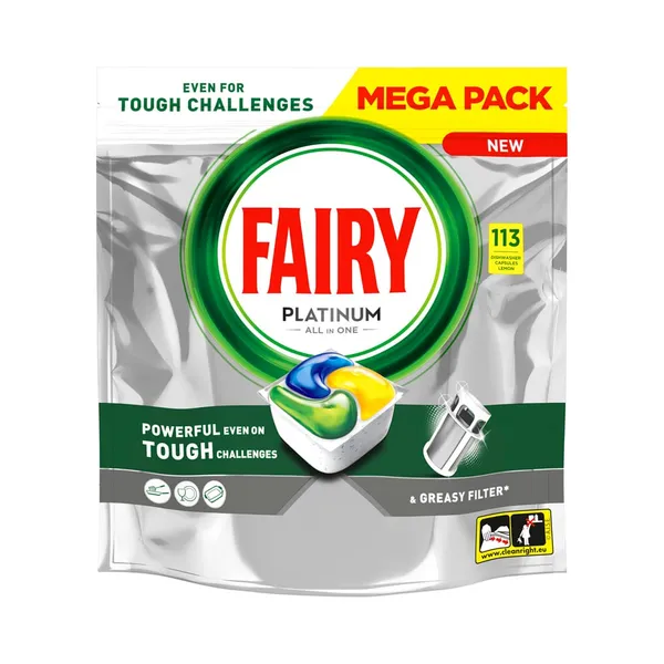 Kapslid Platinum Lemon, FAIRY, 113 tk