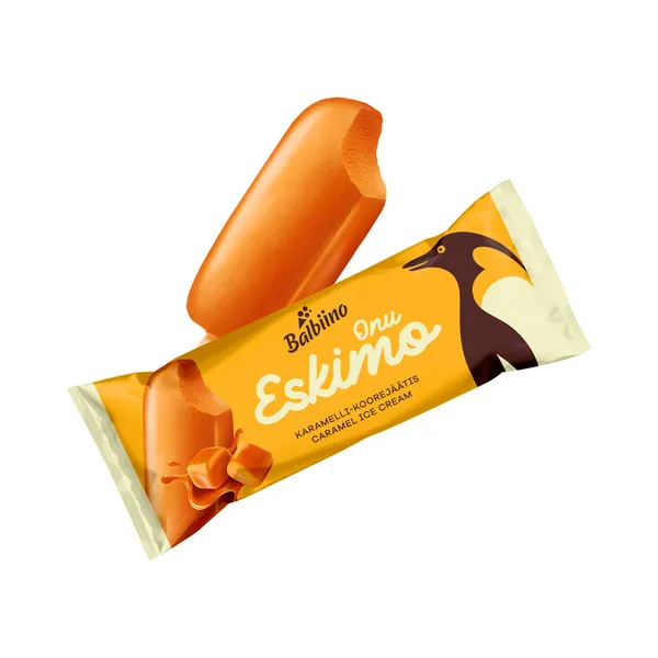 Karamelli-koorejäätis, ONU ESKIMO, 57 g