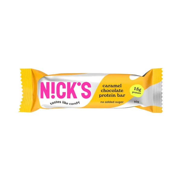 Karamelli proteiinibatoon, NICKS, 50 g