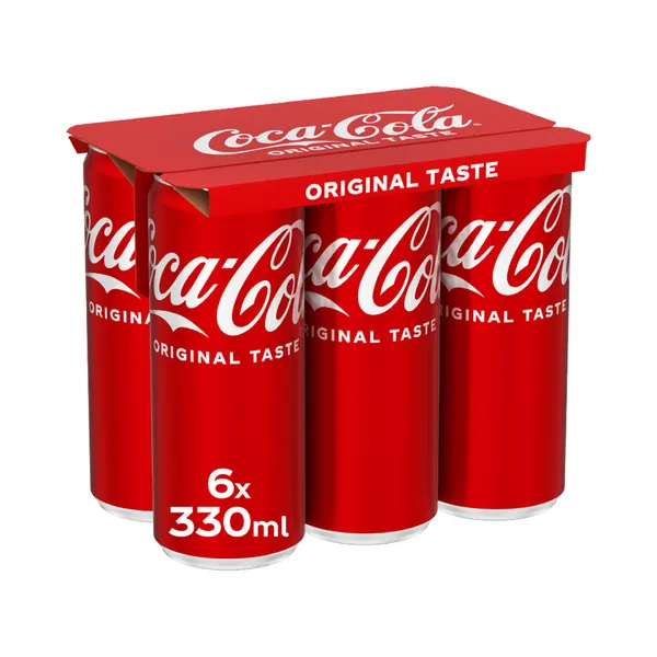 Karastusjook Coca-Cola 6-pakk, COCA-COLA, 6 x 330 ml