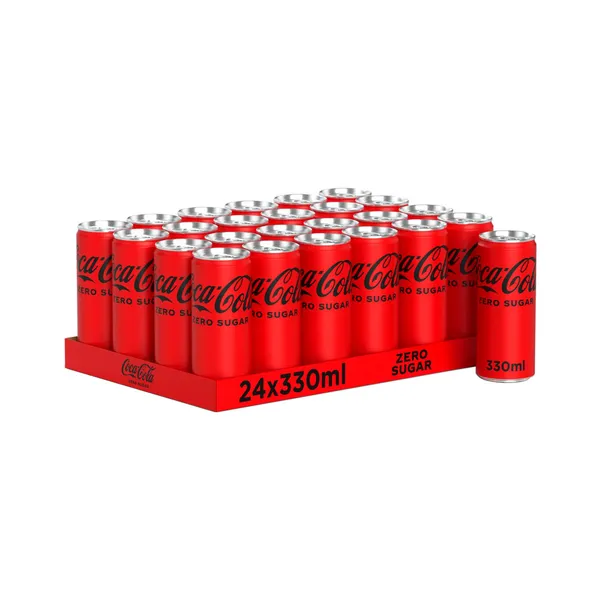 Karastusjook Coca-Cola Zero 24-kast, COCA-COLA, 24 x 330 ml