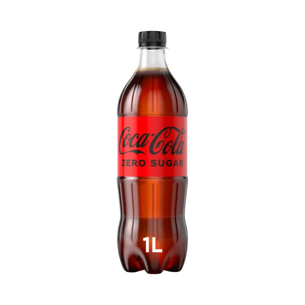 Karastusjook Coca-Cola Zero magusainetega, COCA-COLA, ZERO, 1 L