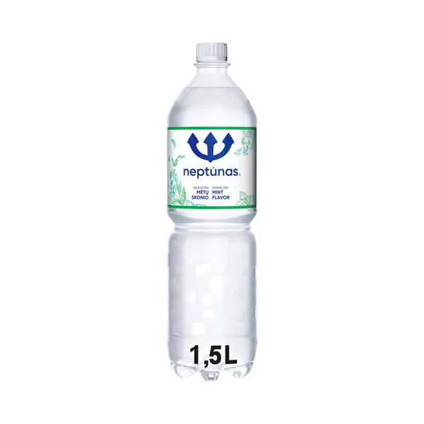 Karboniseeritud lauavesi NEPTUNAS, piparmündimaitseline 1,5l PET