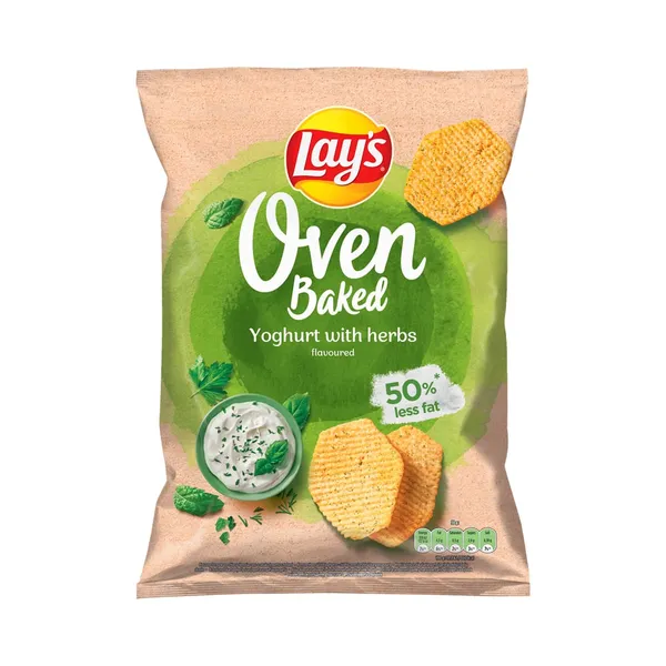 Kartulikrõps jogurti- ja ürdimaitseline Oven Baked, LAY'S, 180 g