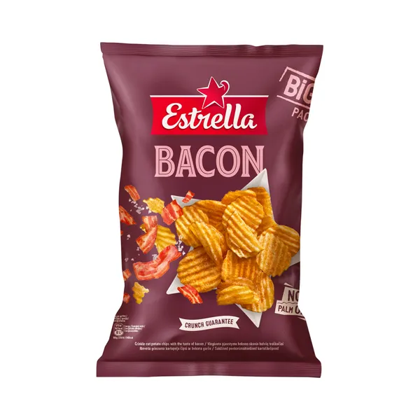 Sakilised ESTRELLA peekonimaitselised kartulikrõpsud 180 g