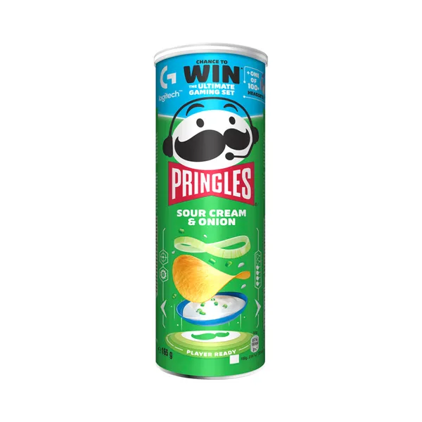Kartulikrõpsud PRINGLES Sour Cream & Onion, 165g