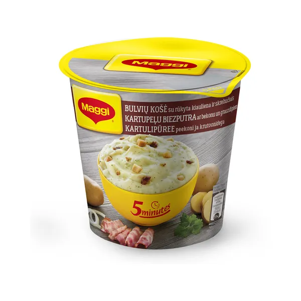 Kartulipuder peekoni ja saiakuubikutega, MAGGI, 53 g