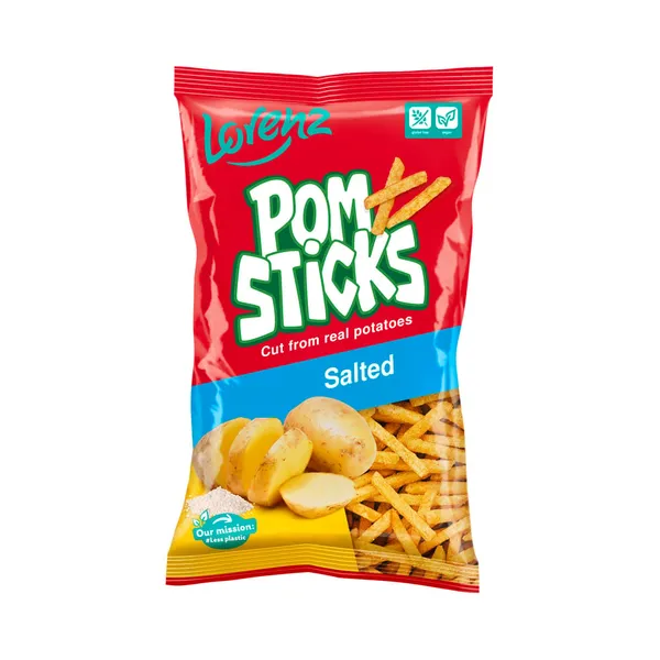 Kartulisnack soolaga, LORENZ, 100 g