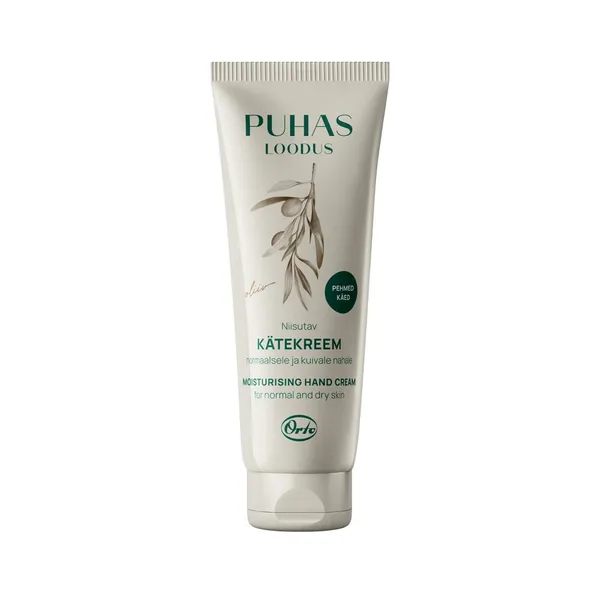 Kätekreem oliiviõliga, PUHAS LOODUS, 75 ml