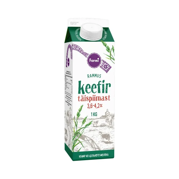 Keefir täispiimast 3,6-4,2%, FARMI, 1 kg