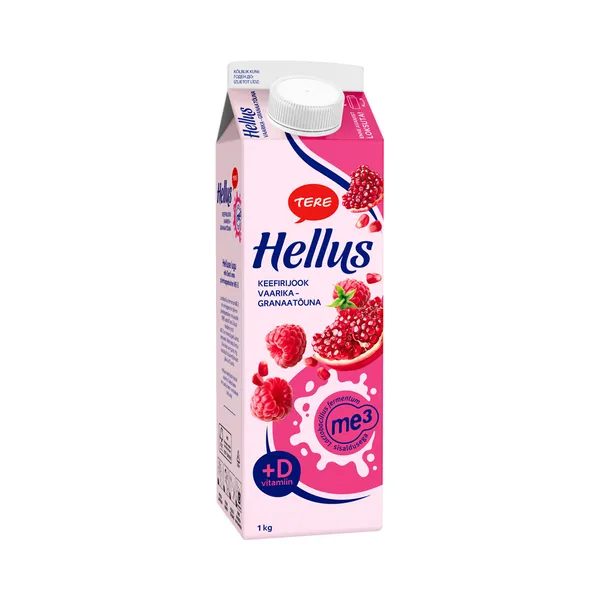 Keefirijook vaarika-granaatõuna, HELLUS, 1 kg