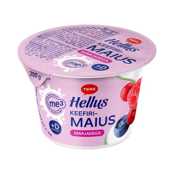 Keefirimaius metsamarja, HELLUS, 200 g