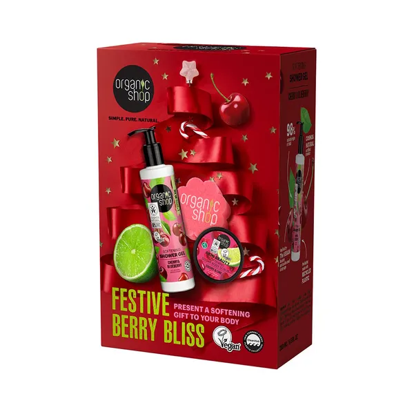 Kehahoolduskomplekt Festive Berry Bliss, ORGANIC SHOP, 1 kmpl