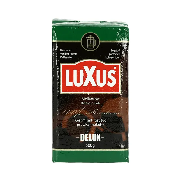 Keskmiselt röstitud presskannukohv, LUXUS, 500 g