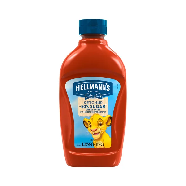 Ketšup 50%vähem suhkrut, HELLMANN'S, 460 g