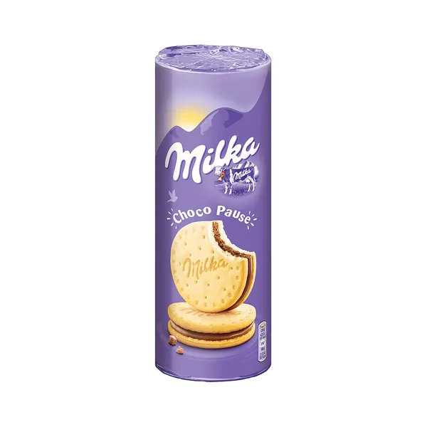 Kihilised küpsised piimašokolaadi kreemiga, MILKA, 260 g