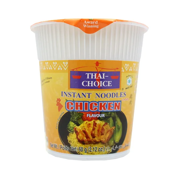 Kanalihamaitselised kiirnuudlid plasttopsis, THAI CHOICE, 60g