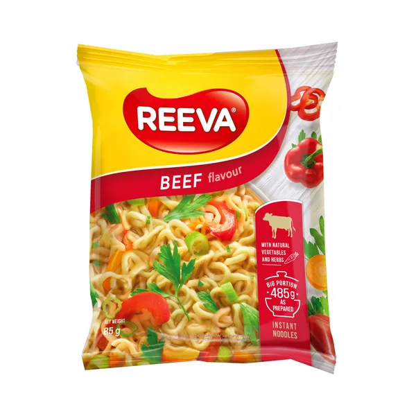 Kiirnuudlid veiselihamaitselised, REEVA, 85 g