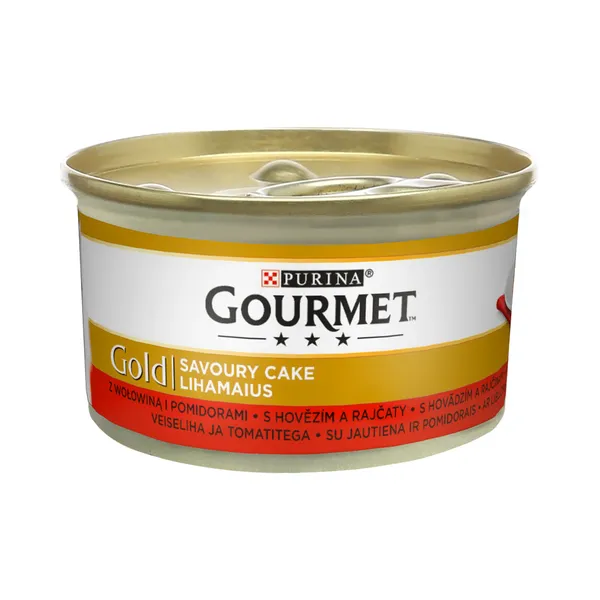 Kiisueine loomaliha-tomati, GOURMET GOLD, 85 g
