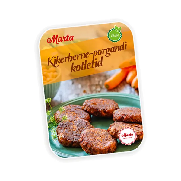 Kikerherne-porgandi kotlet, MARTA KULINAARIA, 240 g