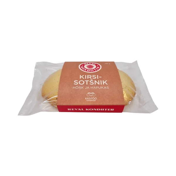 Kirsi-kohupiima sotsnik 2 tk, REVAL KONDIITER, 150 g