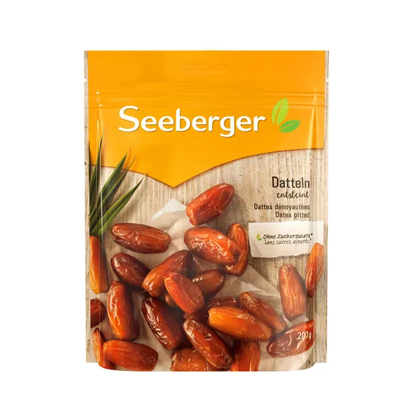 Kivideta datlid, SEEBERGER, 200 g