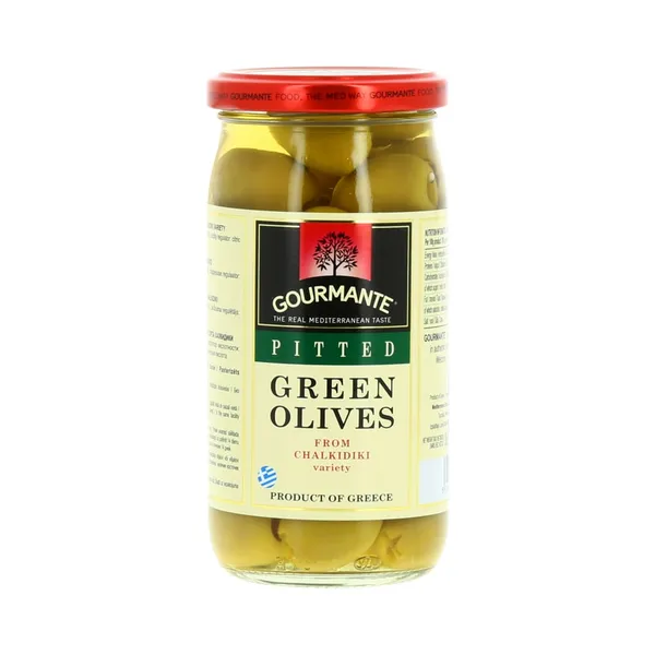 Kivideta rohelised oliivid, GOURMANTE, 360 g