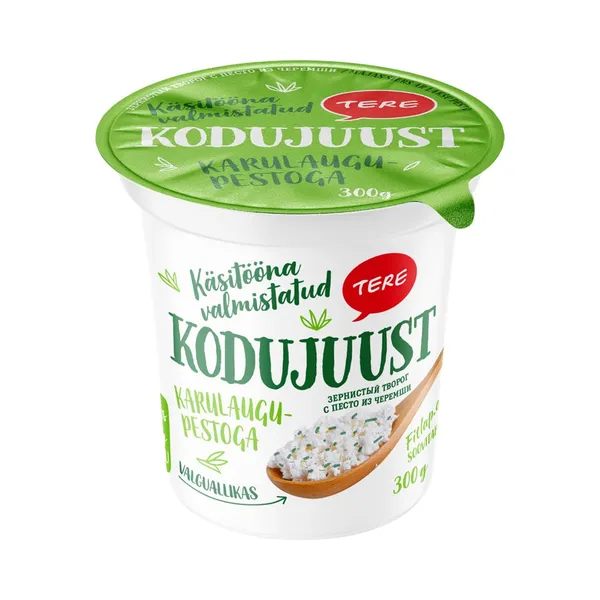 Kodujuust karulaugupestoga, TERE, 300 g