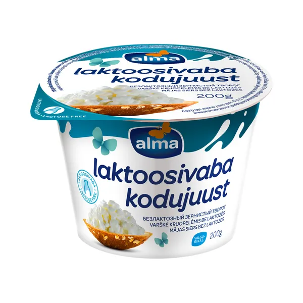 Kodujuust laktoosivaba, ALMA, 200 g