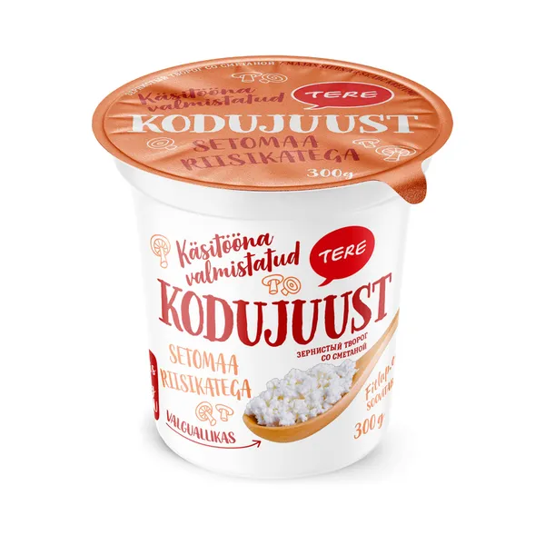 Kodujuust Setomaa soolariisikatega, TERE, 300 g