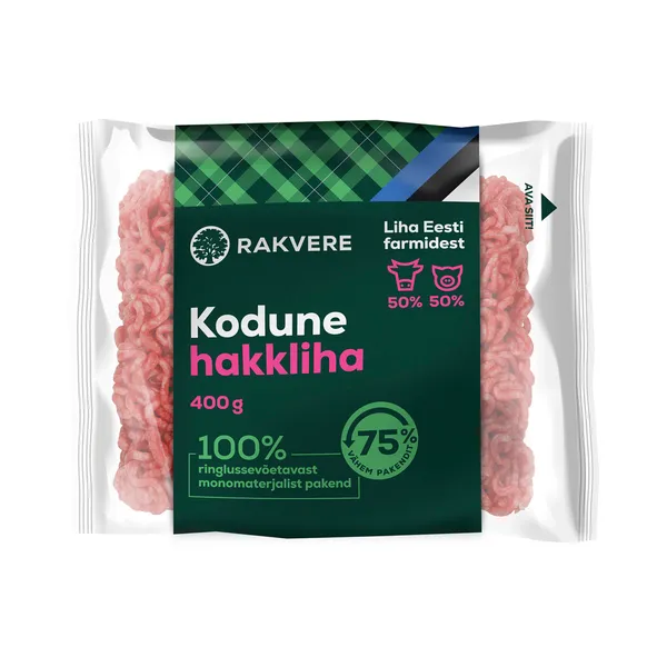 Kodune hakkliha, RAKVERE LK, 400 g