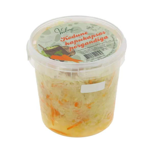 Kodune hapukapsas porgandiga, VIIBERGI, 650g
