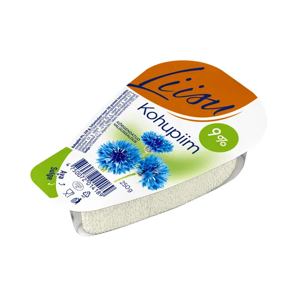 Kohupiim 9%, LIISU, 250 g