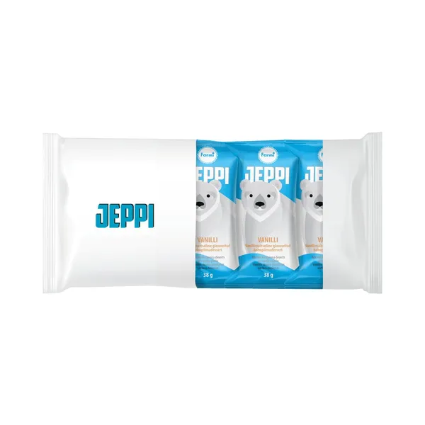 Kohupiimadessert vanilli 5x38g, JEPPI, 190 g