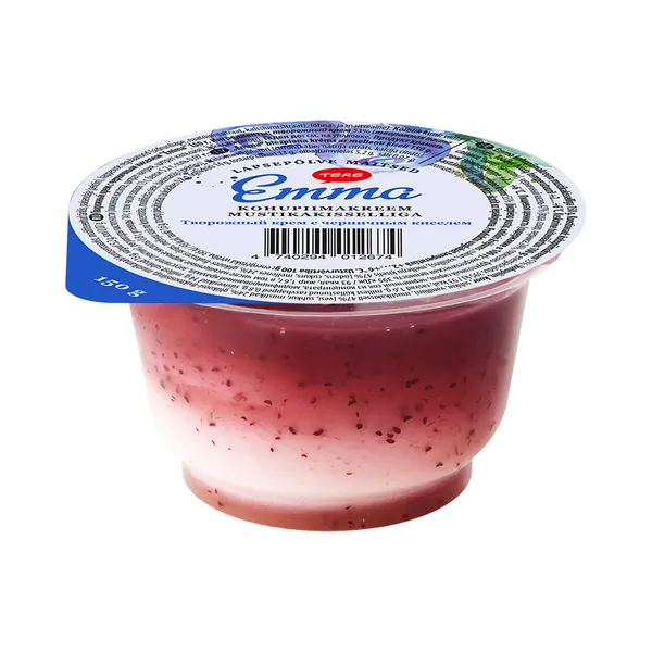 Kohupiimakreem mustikakisselliga, EMMA, 150 g
