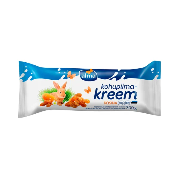 Kohupiimakreem rosina, ALMA, 300 g