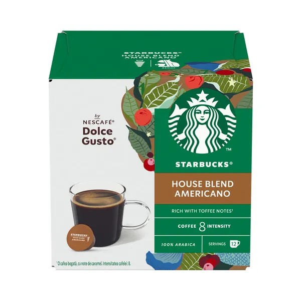 Kohvikapslid House Blend, STARBUCKS, 12 tk