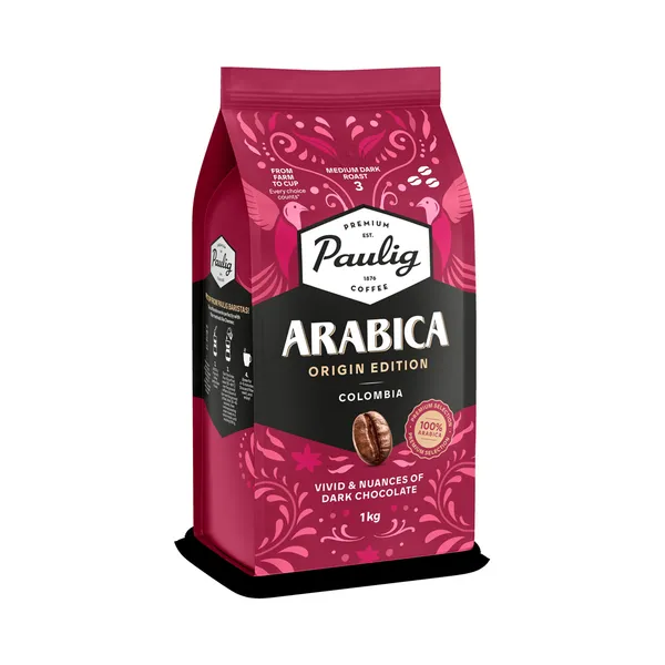 Kohvioad Arabica Origin Edition Colombia, PAULIG, 1kg